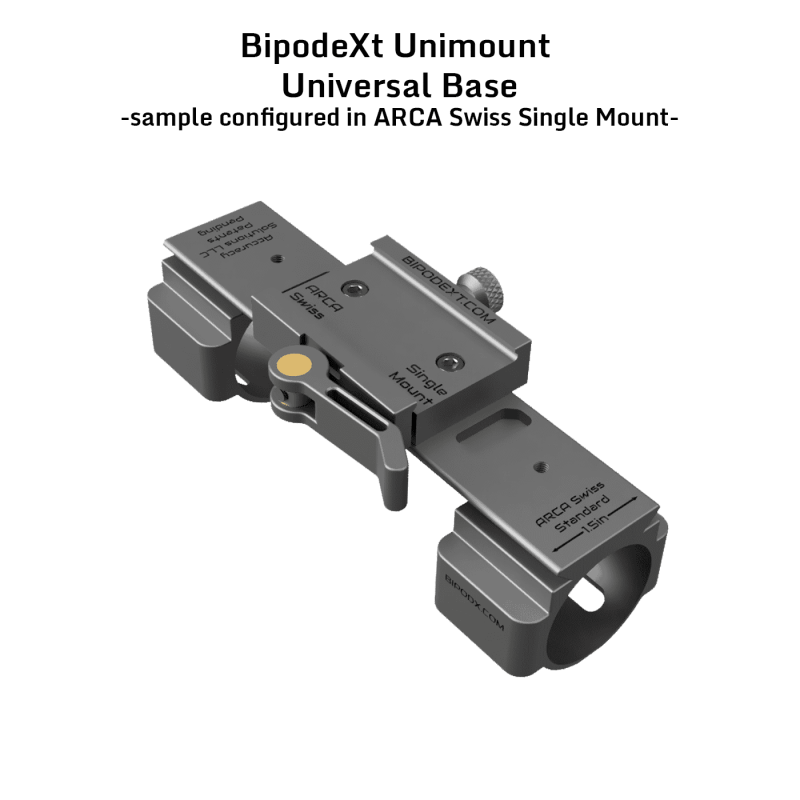 BipodeXt Unimount Universal Base for 40 MM Tubes