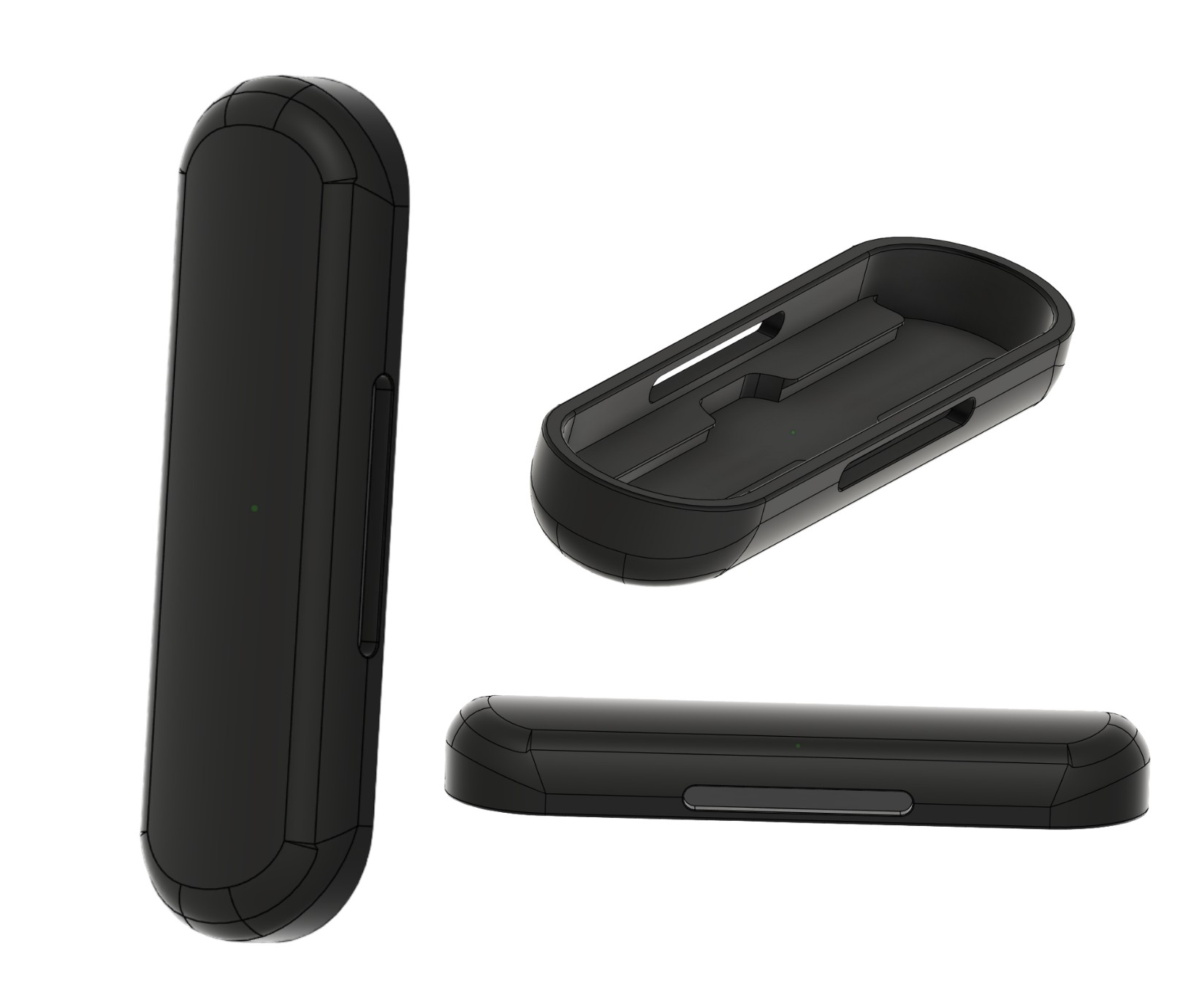 Cheek Piece 0.8"High- Black Hard Anodized Aluminum 6061 T6