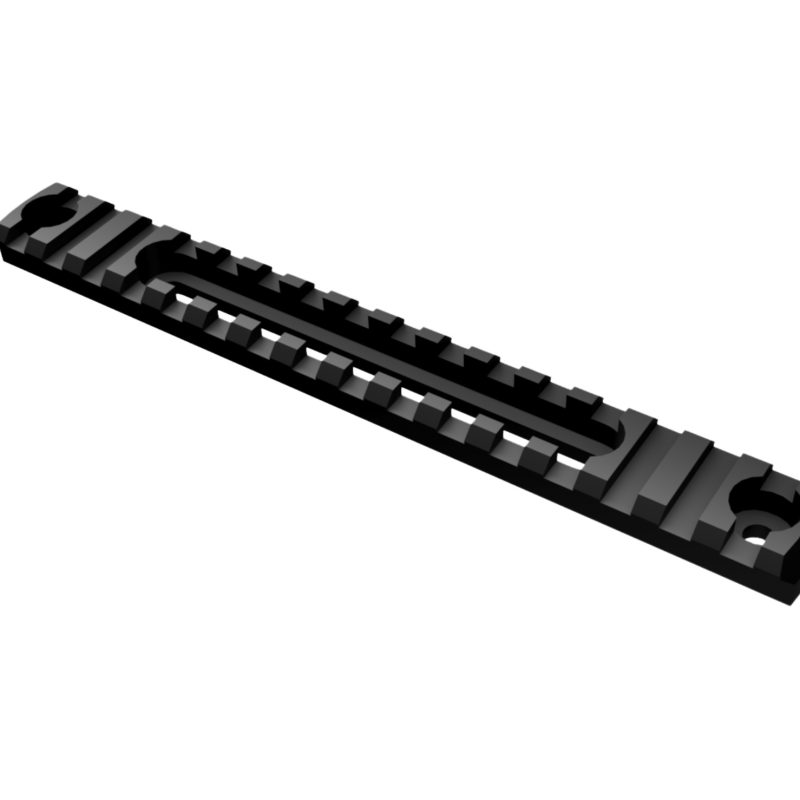 BipodeXt Picatinny Rail 16 Slots Elongated Holes